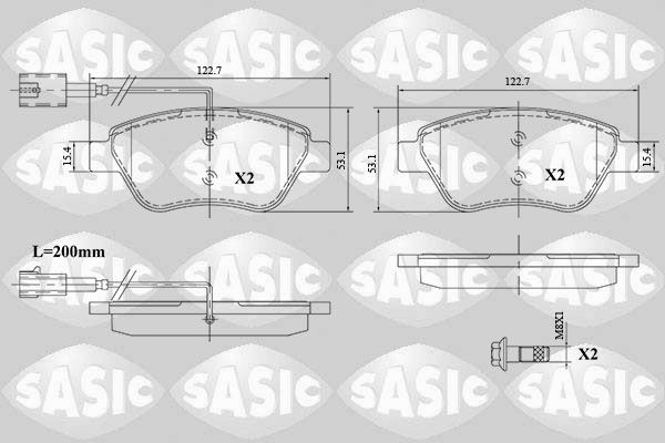 SASIC 6210081: Piduriklotsid Esisild