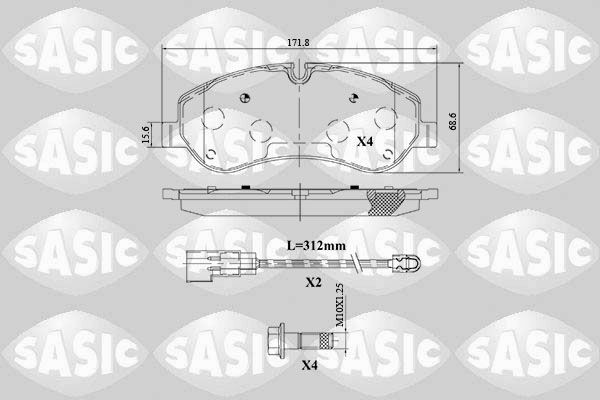 SASIC 6216155: Piduriklotsid Esisild
