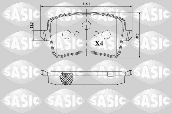 SASIC 6216159: Piduriklotsid Tagasild