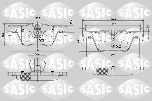 SASIC 6216161: Piduriklotsid Tagasild