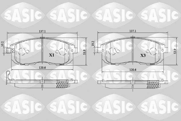 SASIC 6216167: Piduriklotsid Esisild