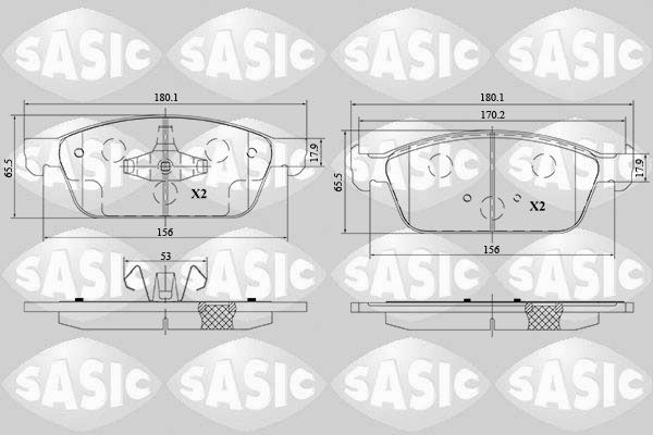 SASIC 6216178: Piduriklotsid Esisild