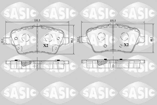 SASIC 6216180: Piduriklotsid Esisild