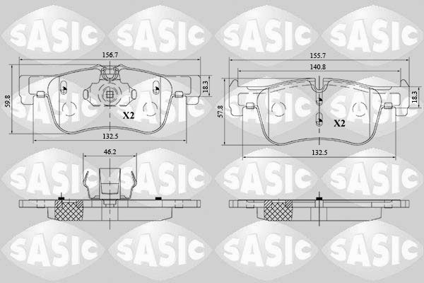 SASIC 6216182: Piduriklotsid Esisild