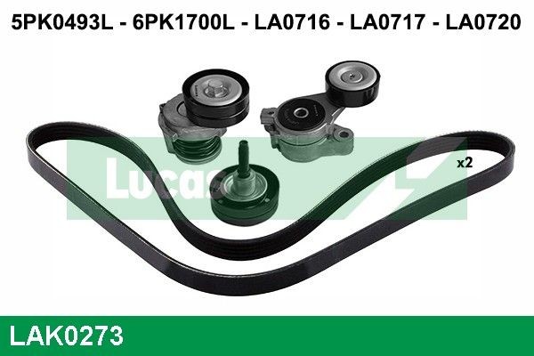 LUCAS LAK0273: Soonrihmakomplekt