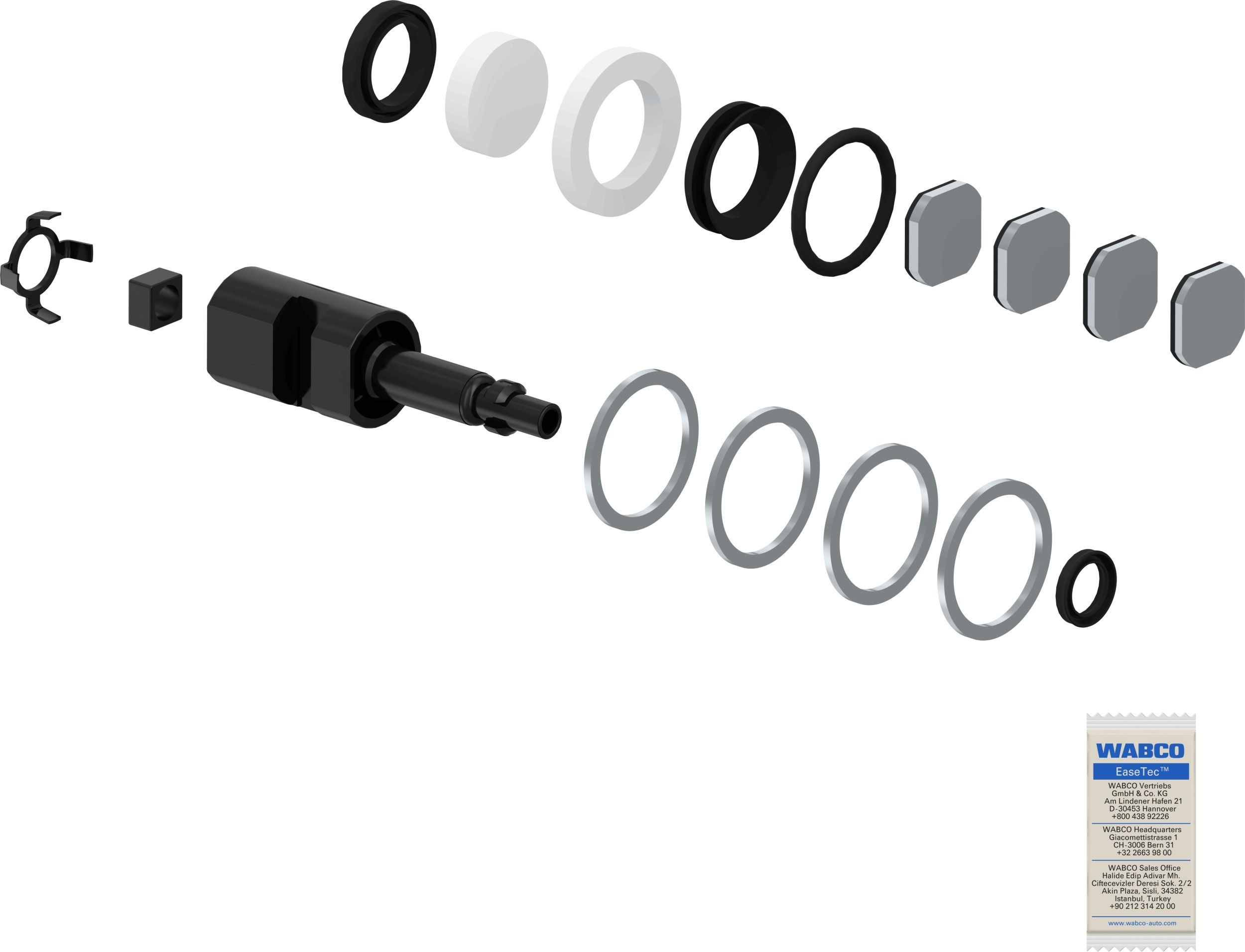 WABCO 4640060002: Set reparatie, supapa perna aer