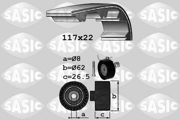 SASIC 1756080: Hammasrihma komplekt