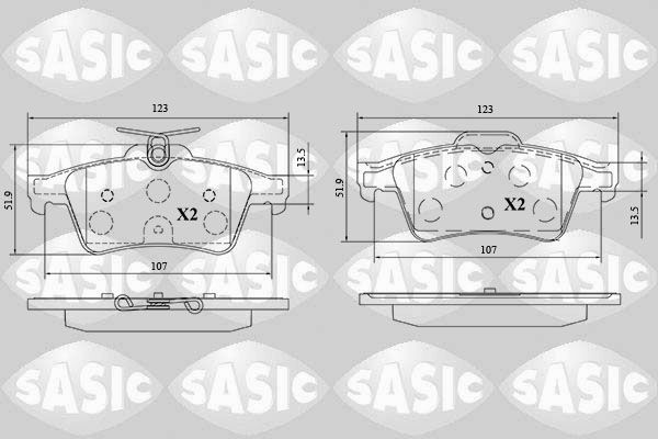SASIC 6210088: Piduriklotsid Tagasild