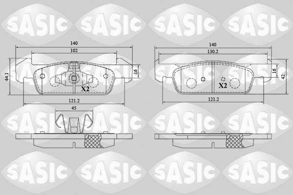 SASIC 6214050: Piduriklotsid Esisild