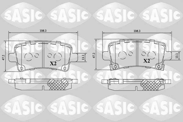 SASIC 6216189: Piduriklotsid Tagasild