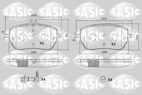 SASIC 6216208: Piduriklotsid Esisild