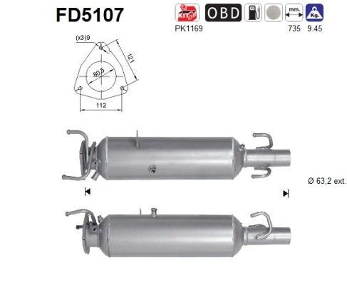 AS FD5107: Tahmafilter