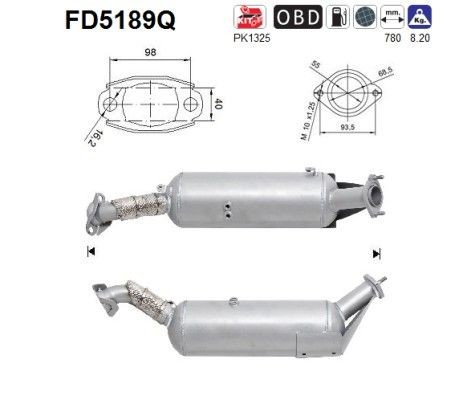 AS FD5189Q: Tahmafilter