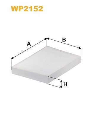WIX FILTERS WP2152: Filter, salongiõhk Partikkelfilter