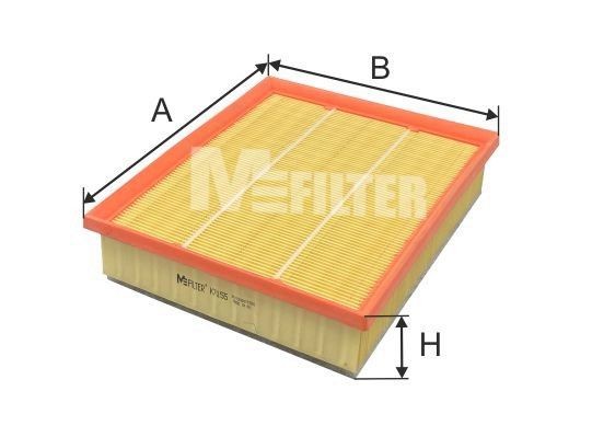 MFILTER K 7155: Filtru aer