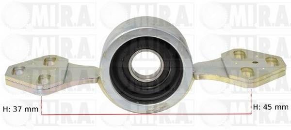 MI.R.A. 37/1725: Suport, ax cardanic