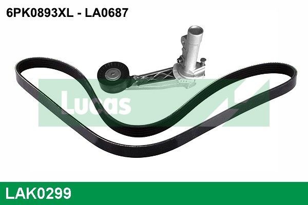 LUCAS LAK0299: Soonrihmakomplekt