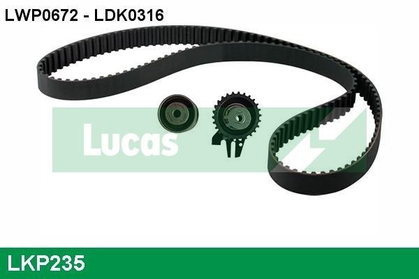 LUCAS LKP235: Veepump + hammasrihmakomplekt koos veepumbaga