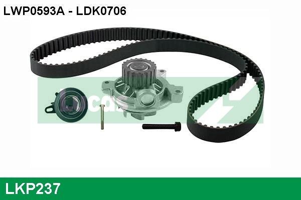 LUCAS LKP237: Veepump + hammasrihmakomplekt koos veepumbaga