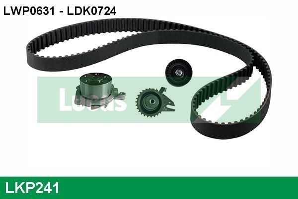 LUCAS LKP241: Veepump + hammasrihmakomplekt koos veepumbaga