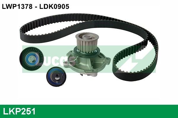 LUCAS LKP251: Veepump + hammasrihmakomplekt koos veepumbaga