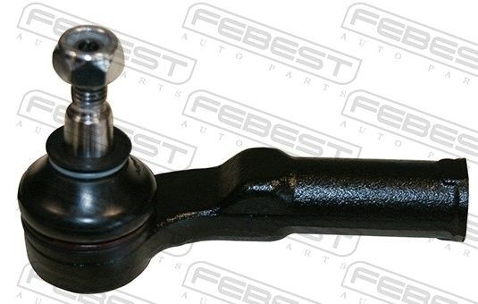 FEBEST 2121-DRLH: Stūres šķērsstiepņa uzgalis Priekšējais tilts pa kreisi, 107mm