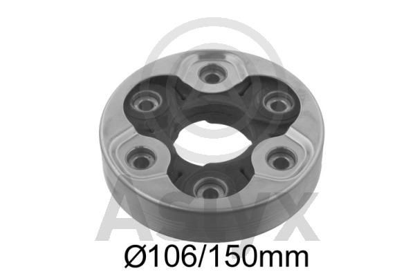 Aslyx AS-202821: Articulatie, cardan fata