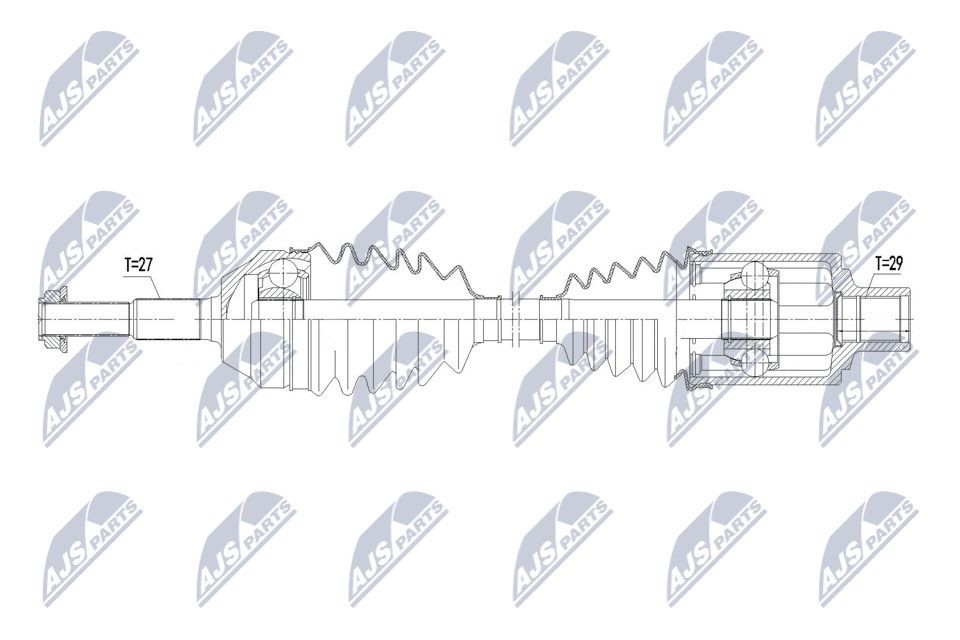 NTY NPW-CH-098: Veovõll esisild paremal, 601mm
