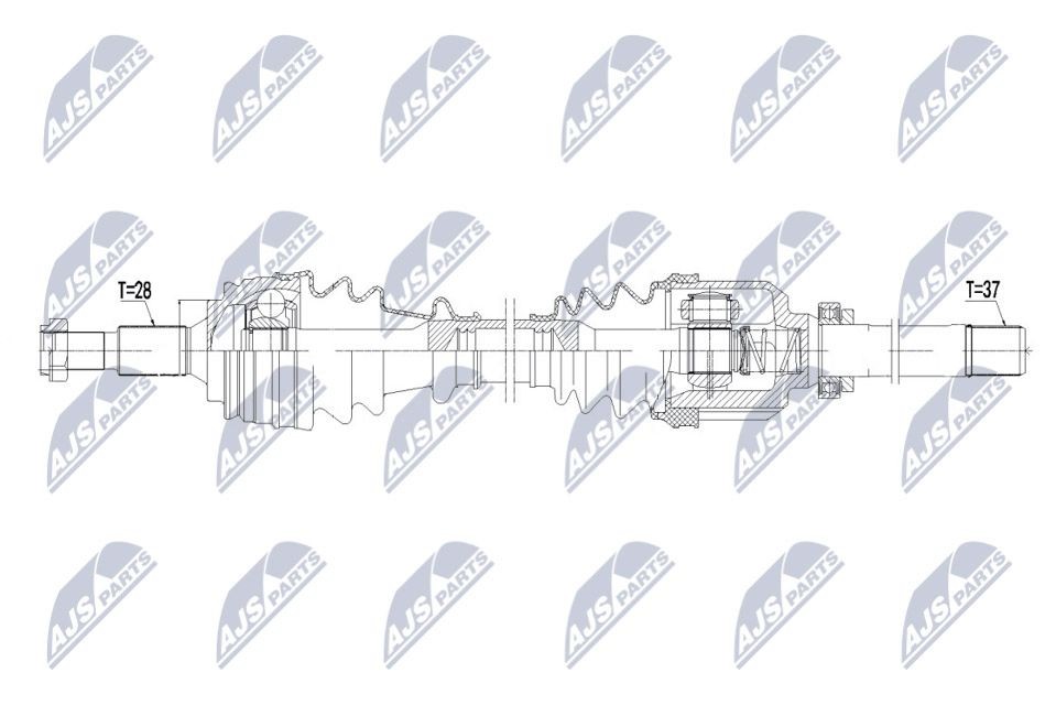 NTY NPW-CT-097: Veovõll esisild paremal, 939mm