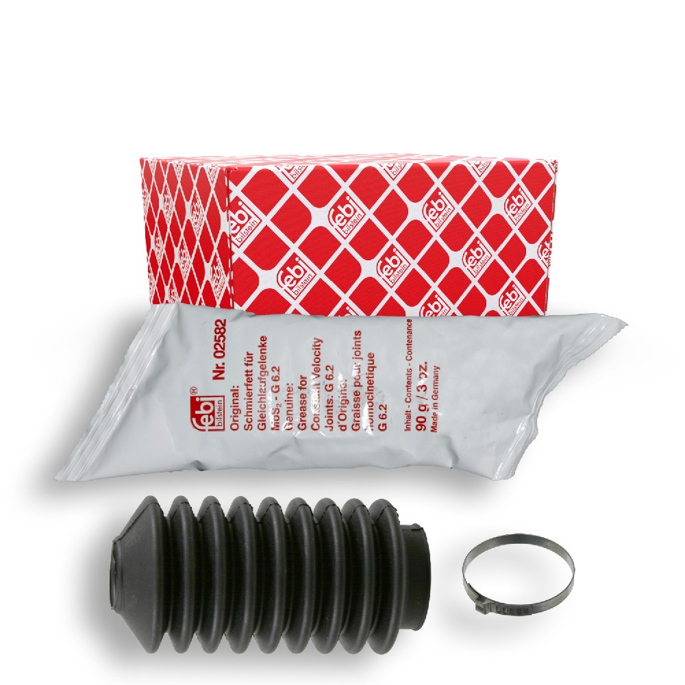 FEBI BILSTEIN 03318: Stuurhoes, stuureenheid Vooras links, Vooras rechts, met vet, Met bel