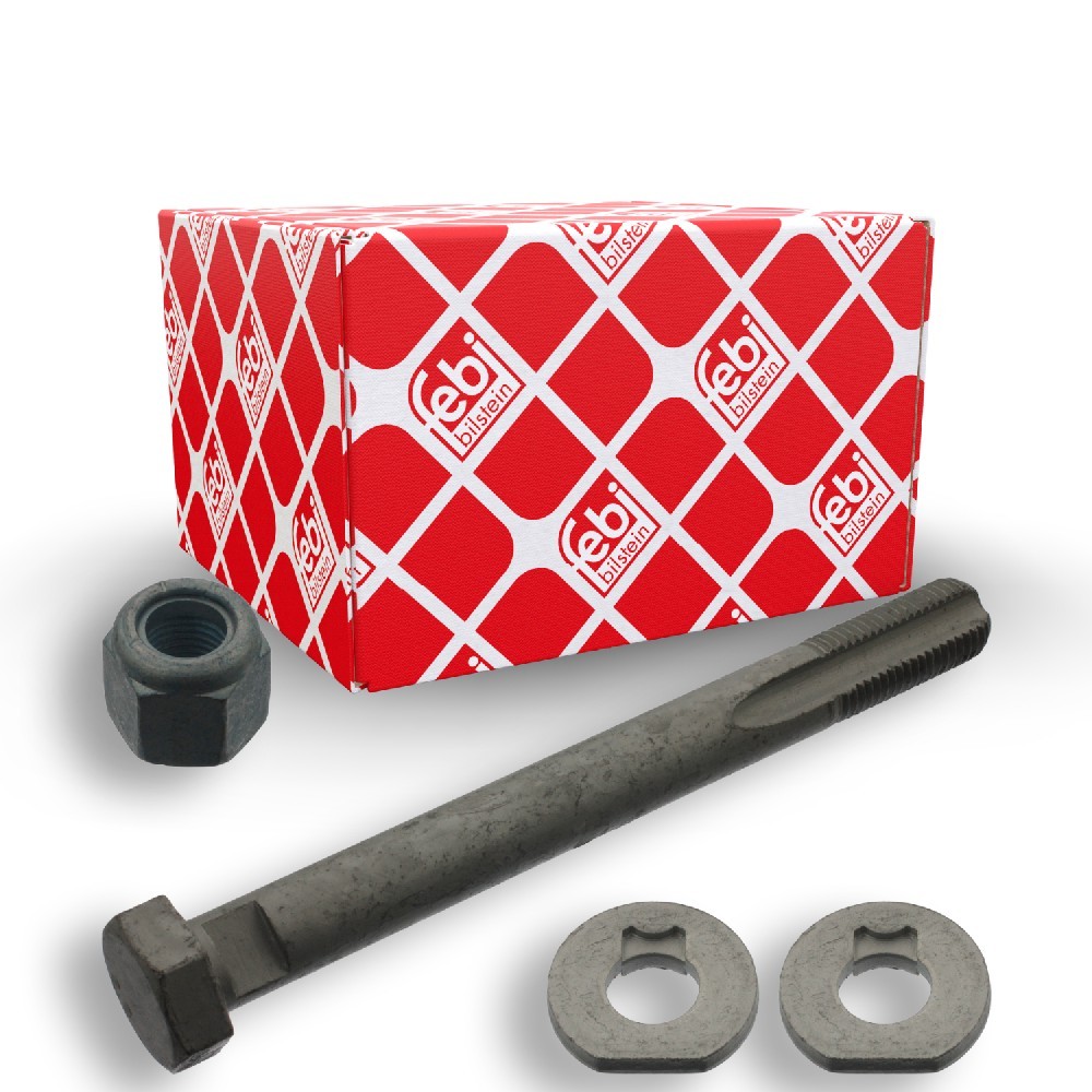 FEBI BILSTEIN 07758: Kit de montare, braț Axa fata stanga, Axa fata dreapta, cu șaibe de reglare