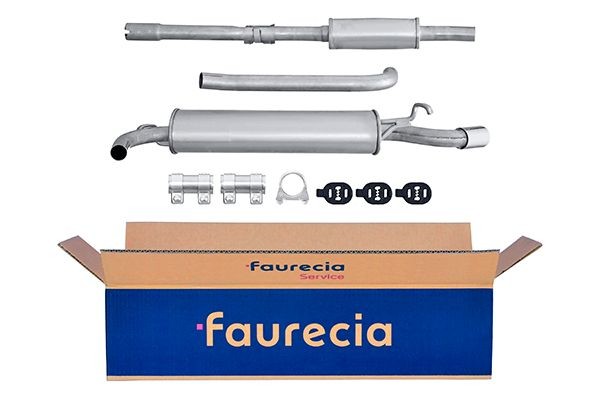 HELLA 8LD 366 029-011: Lõppsummuti Easy2Fit – PARTNERED with Faurecia taga, koos osadega