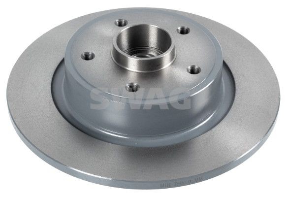 SWAG 33 10 5131: Piduriketas Tagasild, Ø: 270mm, täis, Ø: 270mm, õlitatud, koos ABS-andurirõngaga, koos rattalaagriga