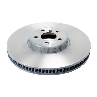 SWAG 33 10 5204: Piduriketas esisild vasakul, Ø: 374mm, sisemine õhutus, Ø: 374mm, kaetud