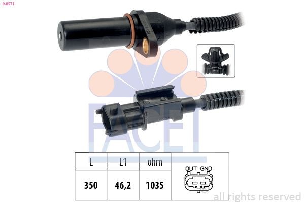 FACET 9.0798: Andur, pöörded Made in Italy - OE Equivalent