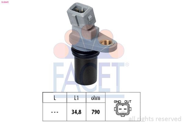 FACET 9.0856: Andur, Nukkvõllipositsioon OE Equivalent