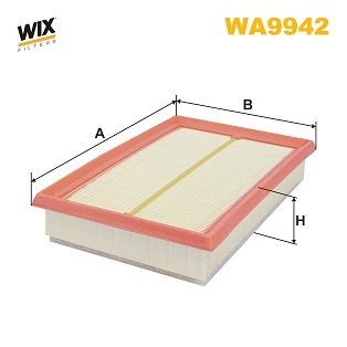 WIX FILTERS WA9942: Oro filtras
