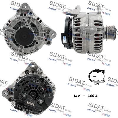 FISPA A12BH0188: Generaator 140A