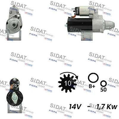FISPA S12BH0470: Starter 1,7kW