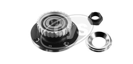 DYS 41-PE-9763: Set rulment roata puntea spate, cu senzor ABS integrat