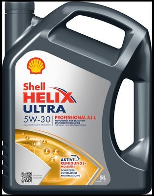 SHELL 550062256: Mootoriõli Helix Ultra Professional AJ-L 5W-30 5l, 5W-30 Helix, Ultra Prof AJ-L