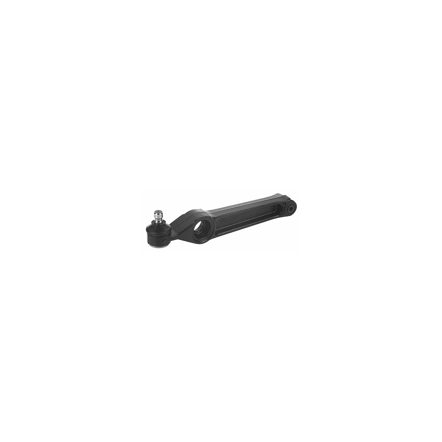 FEBI BILSTEIN 19501: Bras de suspension Essieu avant gauche, inférieur, Essieu avant droit, Fonte d'acier, avec rotule de suspension, avec support en caoutchouc