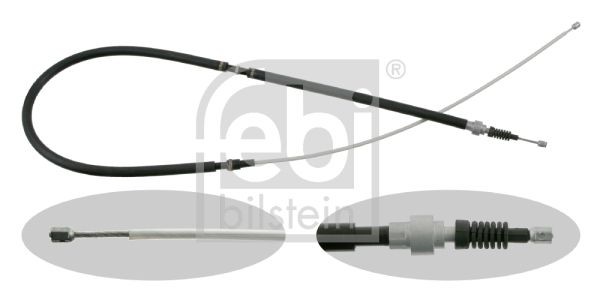 FEBI BILSTEIN 22886: Cablu, frana de parcare spate stanga, spate dreapta, 1740mm
