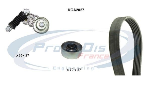 PROCODIS FRANCE KGA2027: Jogo de correias trapezoidais estriadas