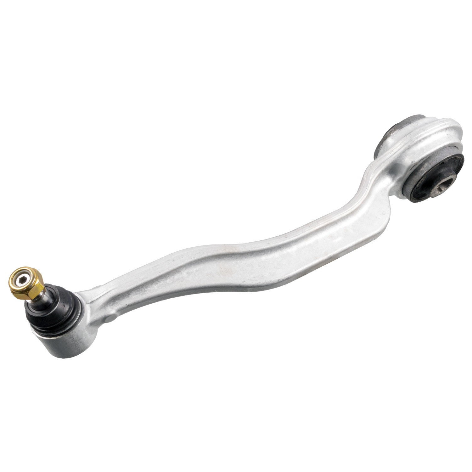 FEBI BILSTEIN 27883: Brat, suspensie roata Axa fata dreapta, partea de jos, fata, Aluminiu, cu bucsa de cauciuc, cu articulatie de sarcina/ghidare