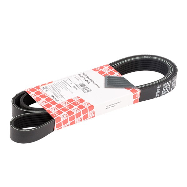 FEBI BILSTEIN 28972: Curea transmisie cu caneluri 1735mm, Numar nervuri: 6
