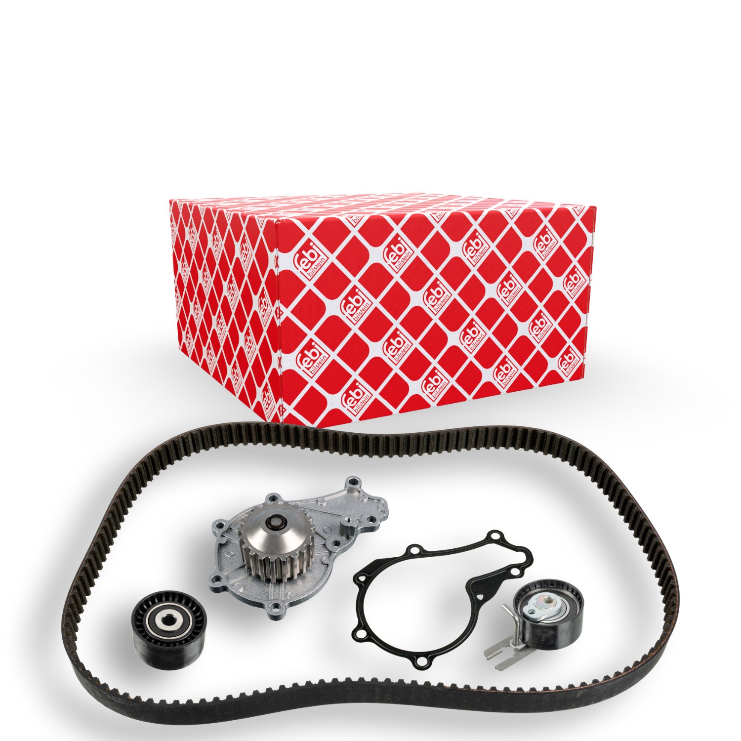 FEBI BILSTEIN 32721: Pompă apă + kit distribuție dinti: 144, Latime: 25,4mm, cu pompa apa