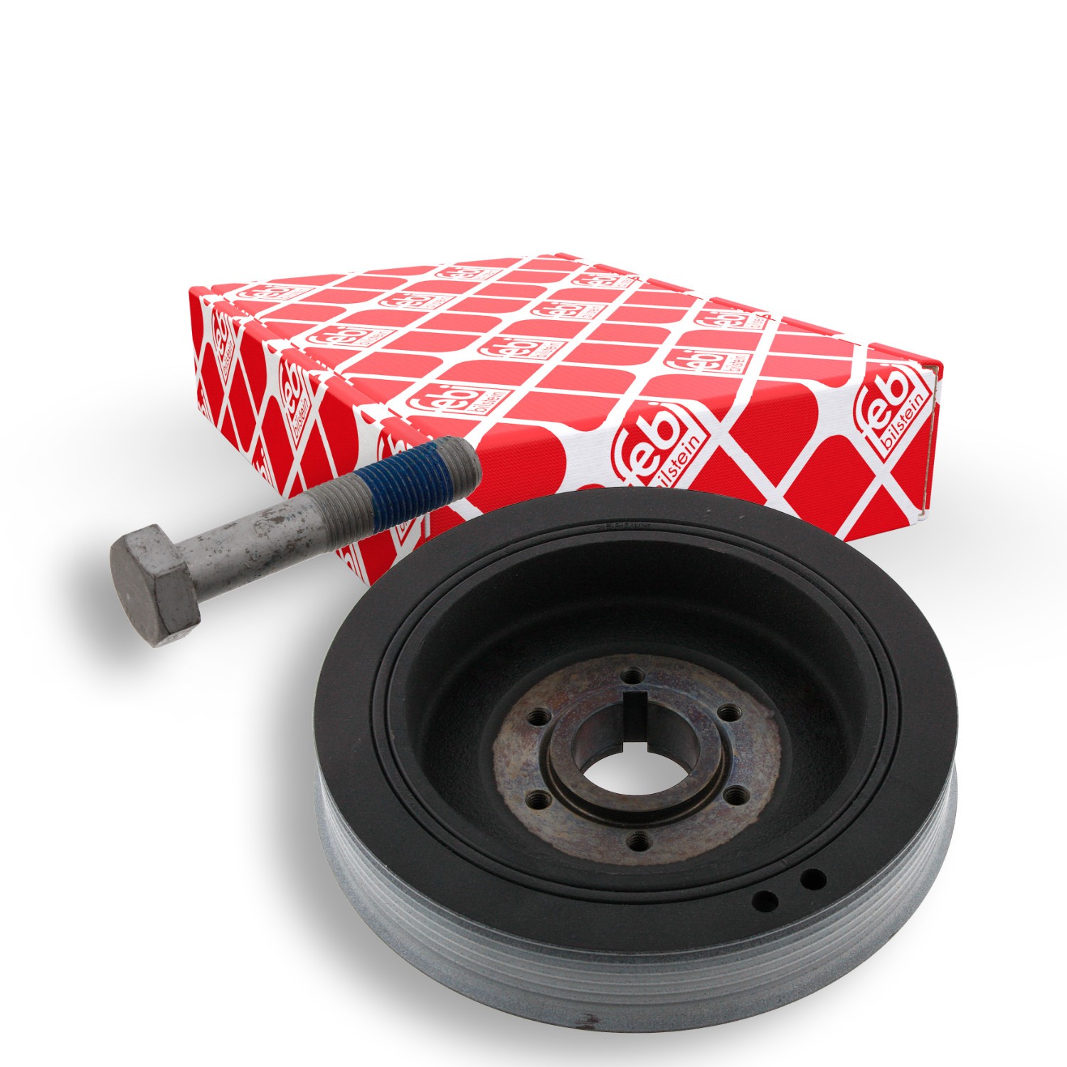 FEBI BILSTEIN 33795: Fulie curea, arbore cotit cu surub, BMTS Turbo NEW