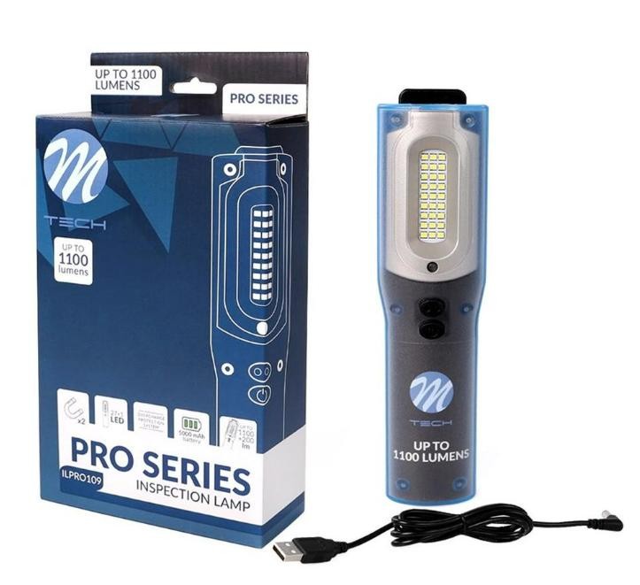 TECH ILPRO109: Kandelamp magnetiline, koos konksuga INSPECTION LAMP