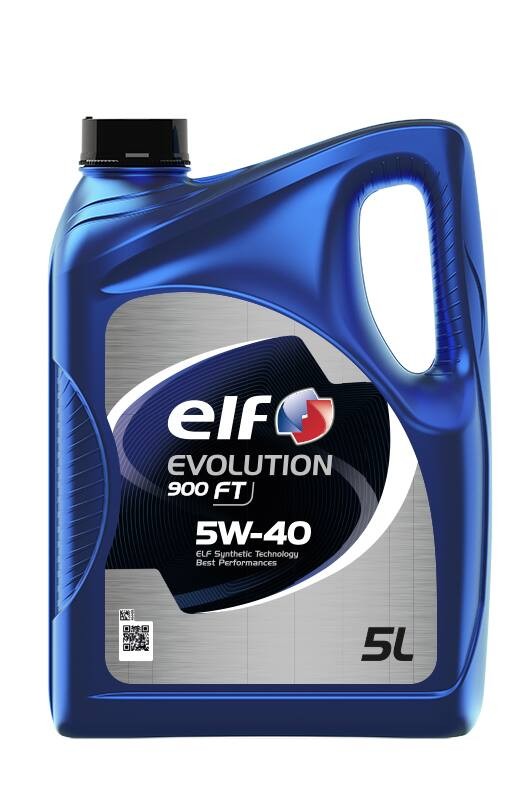ELF 217321: Mootoriõli 5l, 5W-40 Evolution, 900 FT